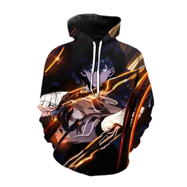 Solo Leveling Jin-Woo Knight Killer Dagger Hoodie XS Official Solo Leveling Merch