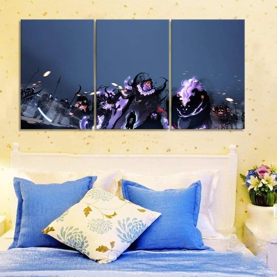 Solo Leveling Jin-woo x Shadow Army Wall Art No Frame / S Official Solo Leveling Merch