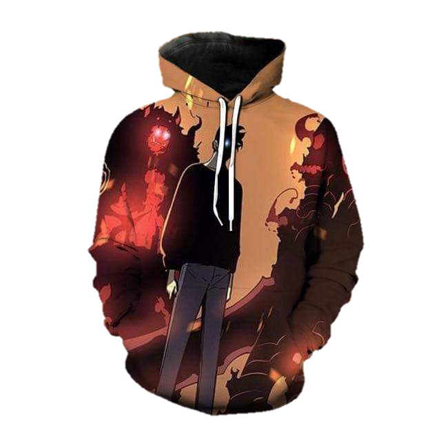Solo Leveling Jin Woo x High Orc Tribe Hoodie XS Official Solo Leveling Merch