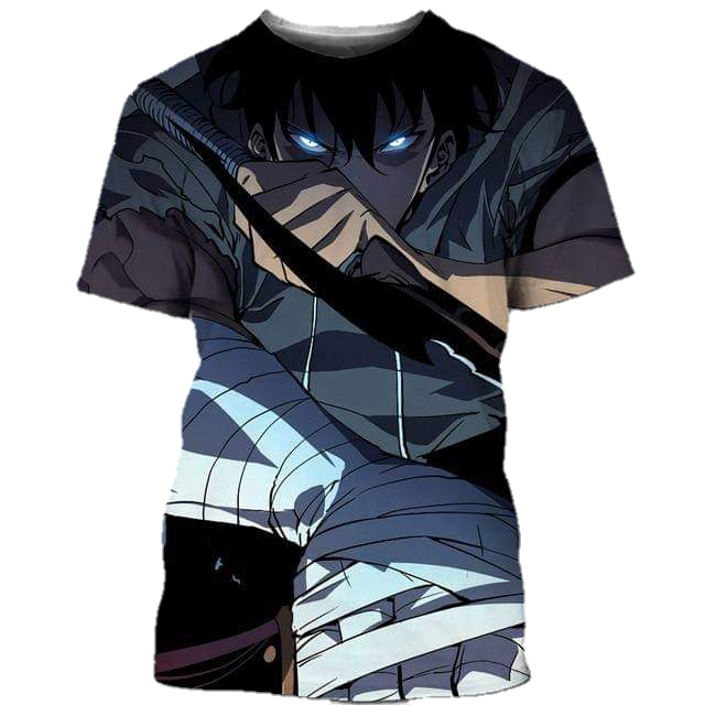 Jin-Woo Song Solo Leveling T Shirt S Official Solo Leveling Merch