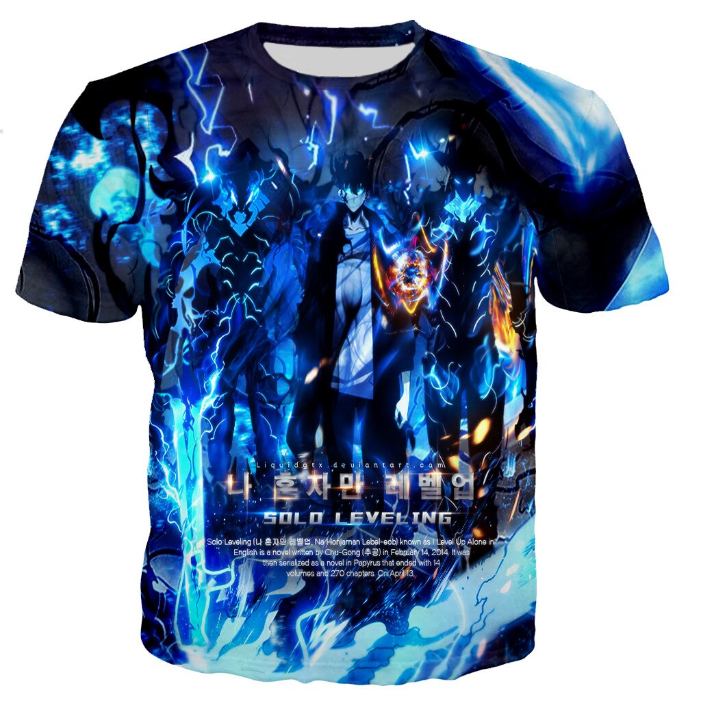Solo Leveling Jin Woo x Beru x Igris T-Shirt XS Official Solo Leveling Merch