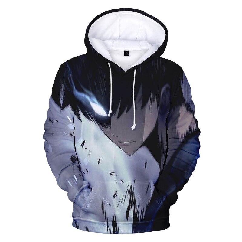 Solo Leveling S-Rank Hunter Sung Jin Woo Hoodie XS Official Solo Leveling Merch