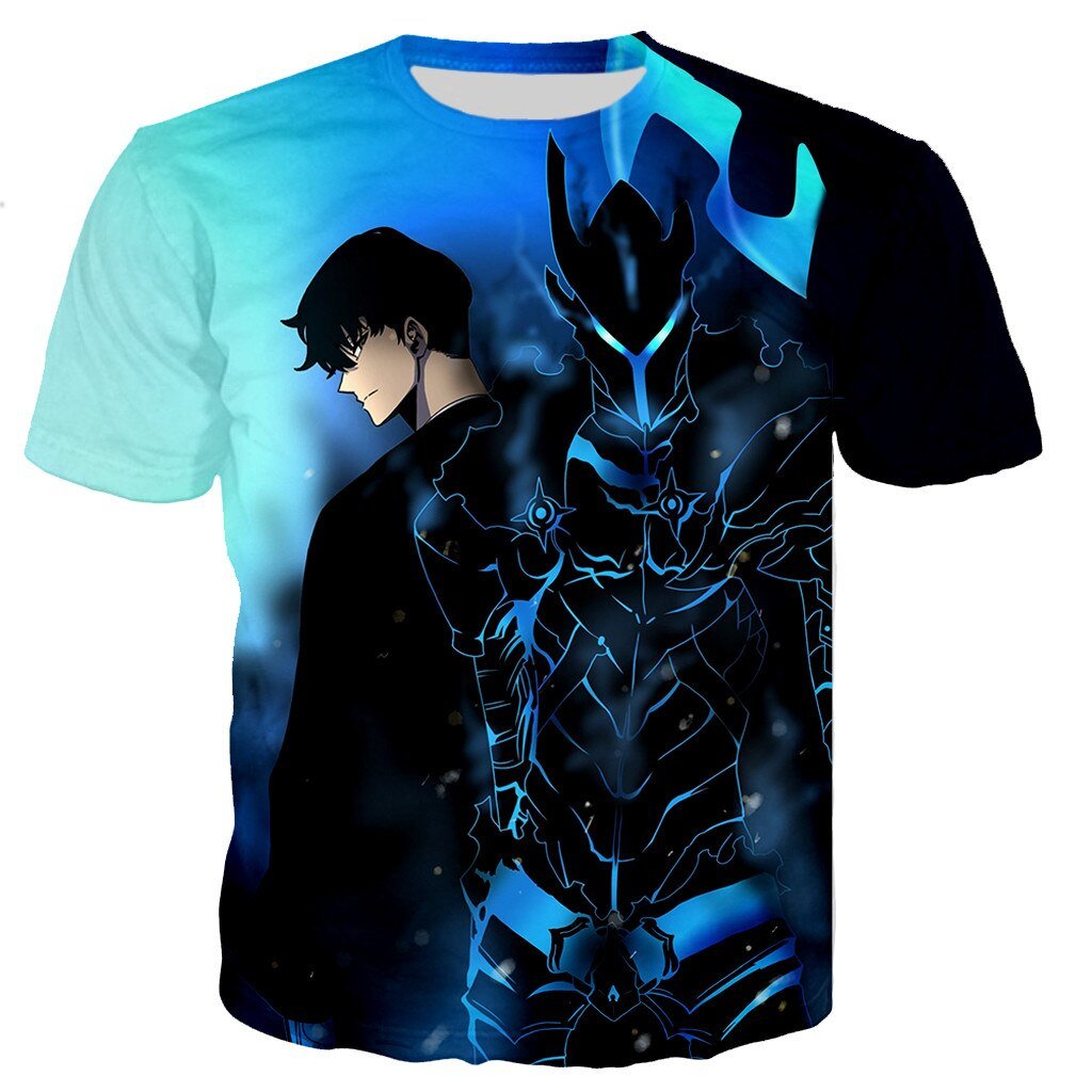 Solo Leveling Sung Jin Woo x Shadow Igris T-Shirt XS Official Solo Leveling Merch