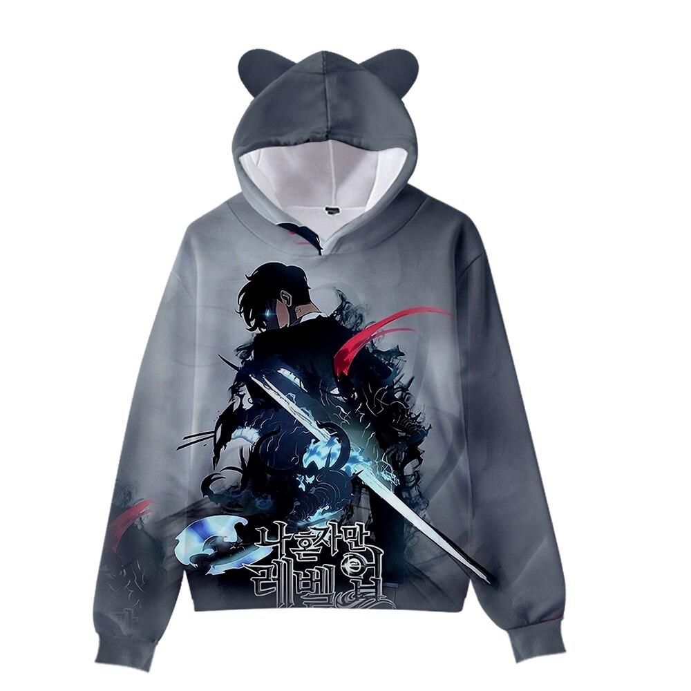 Solo Leveling Sung Jin Woo Monarch Hoodie XS Official Solo Leveling Merch