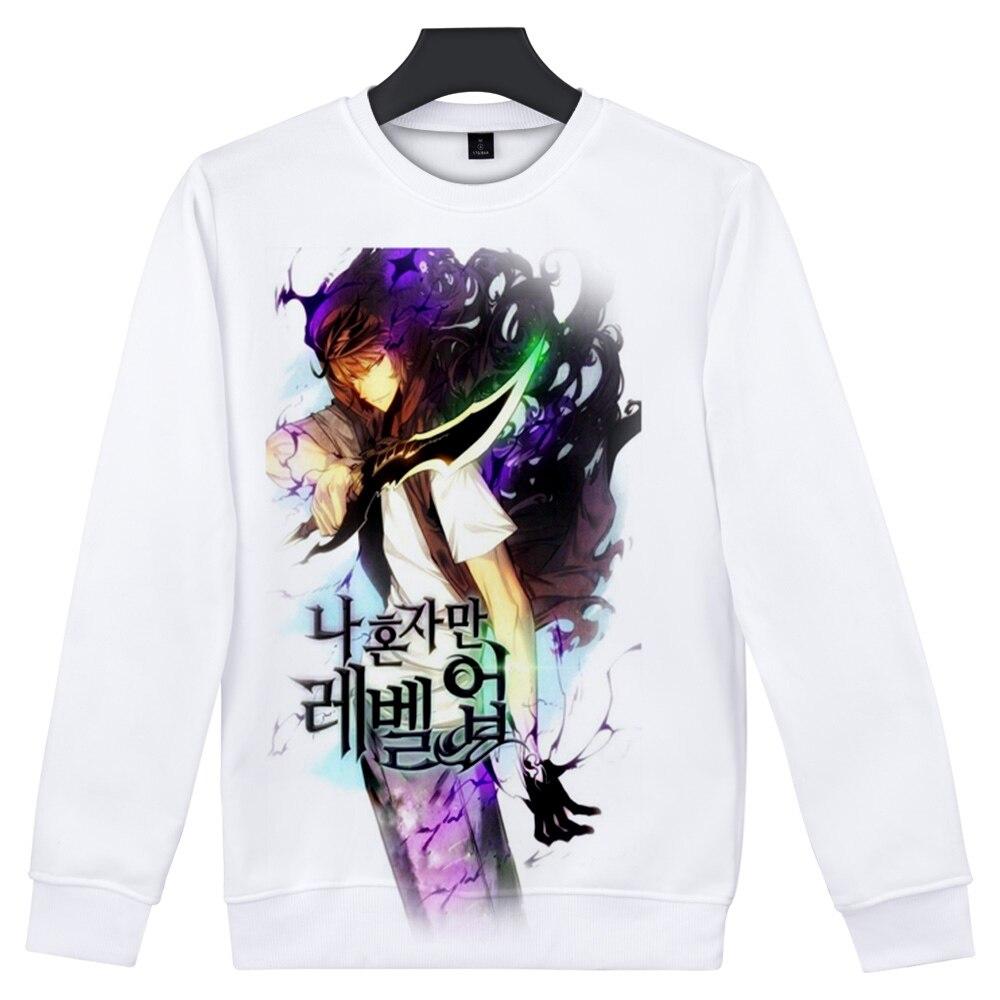 Solo Leveling Off White 3D Sweatshirt XS Official Solo Leveling Merch