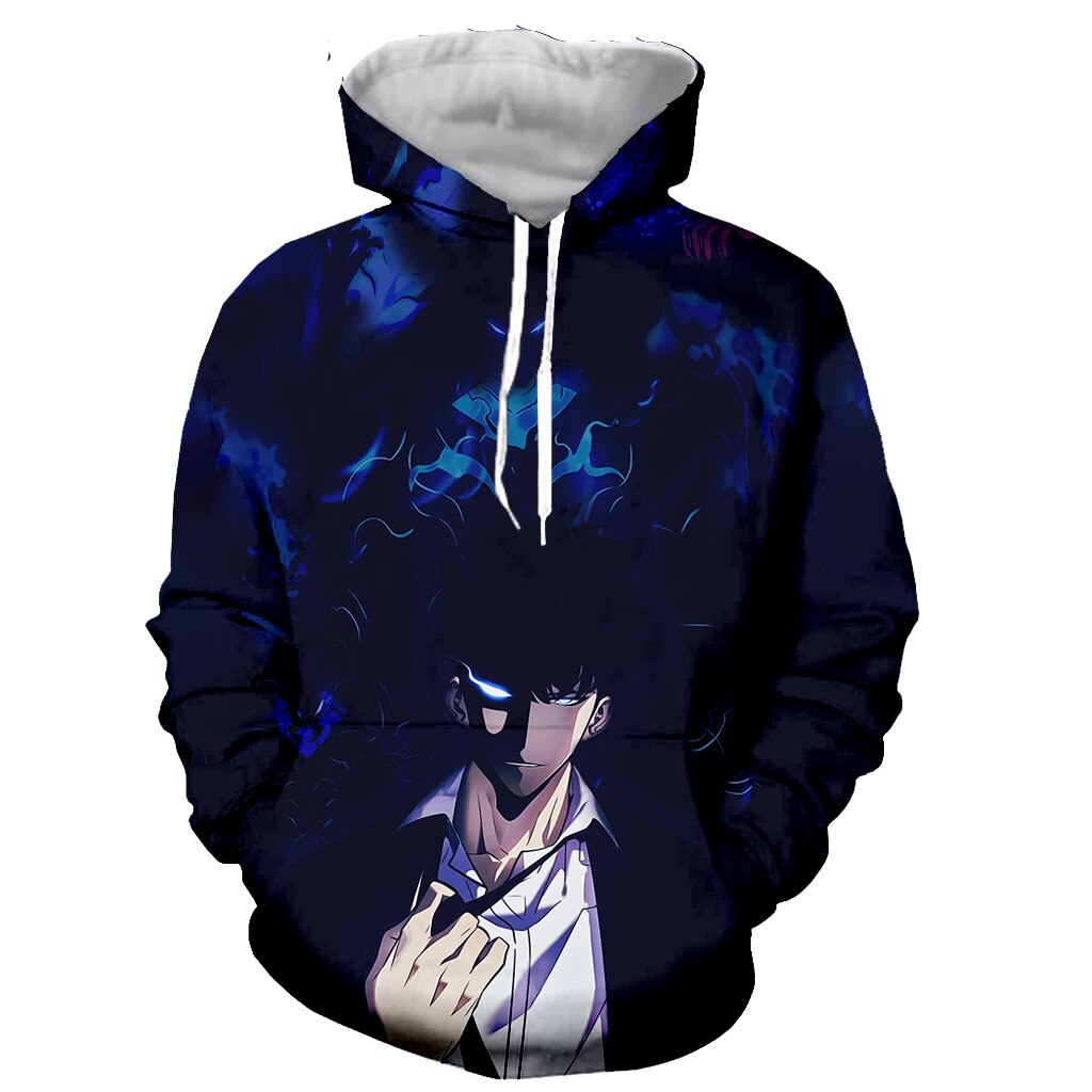 Solo Leveling Cool Jin Woo Hoodie XS Official Solo Leveling Merch