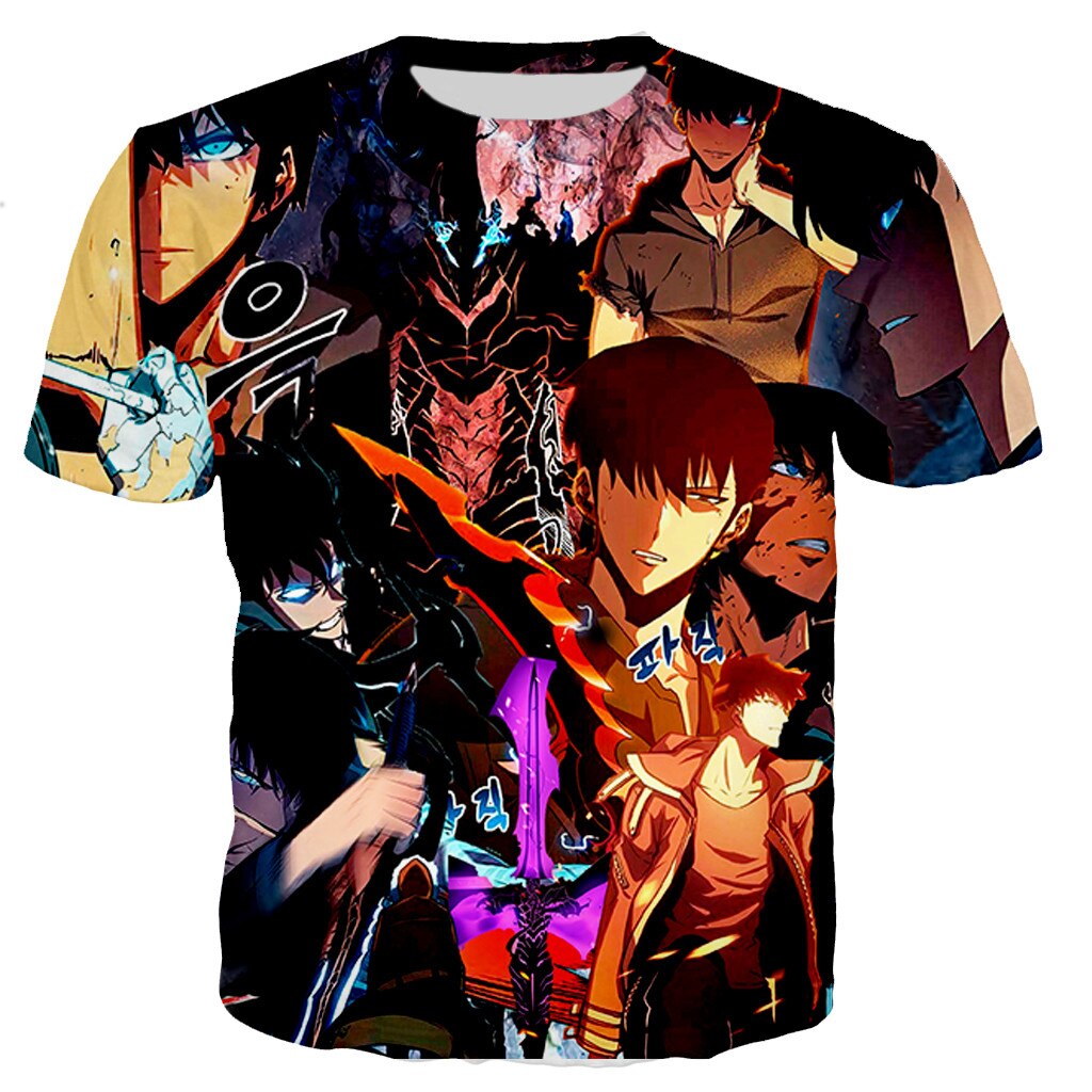 Solo Leveling Reawakened Sung Jin-Woo T-Shirt XS Official Solo Leveling Merch