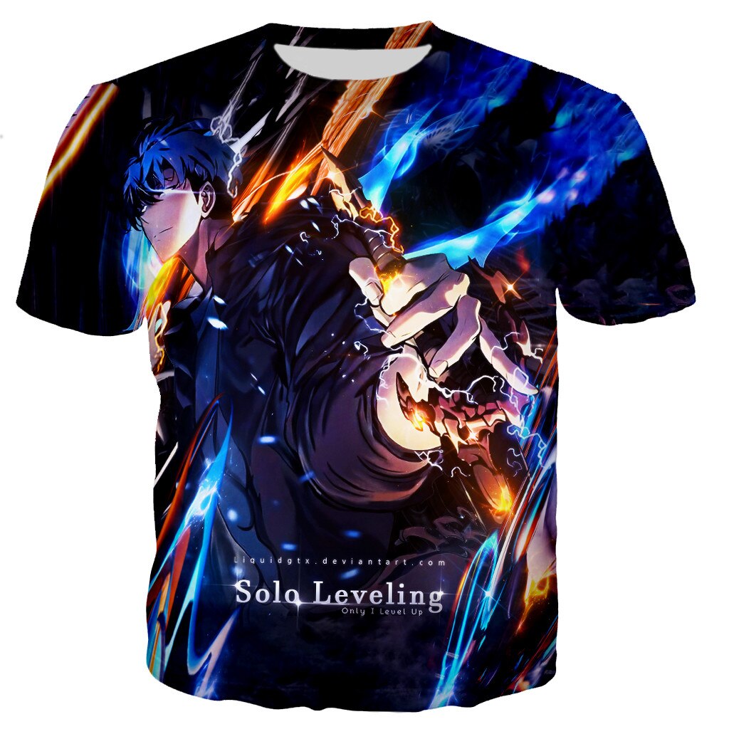 Solo Leveling Sung Jin-Woo T-Shirt XS Official Solo Leveling Merch