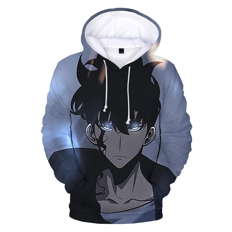 Solo Leveling Hunter Sung Jin Woo Hoodie XS Official Solo Leveling Merch