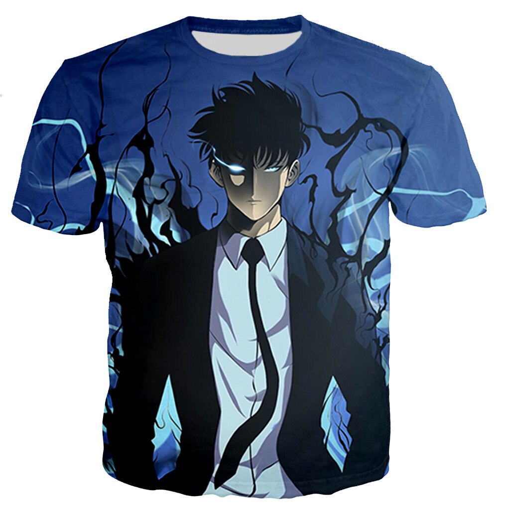 Solo Leveling Guild Master Sung Jin-Woo T-Shirt XS Official Solo Leveling Merch