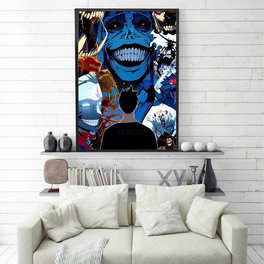 Solo Leveling Club Poster 15x20cm  No Frame Official Solo Leveling Merch