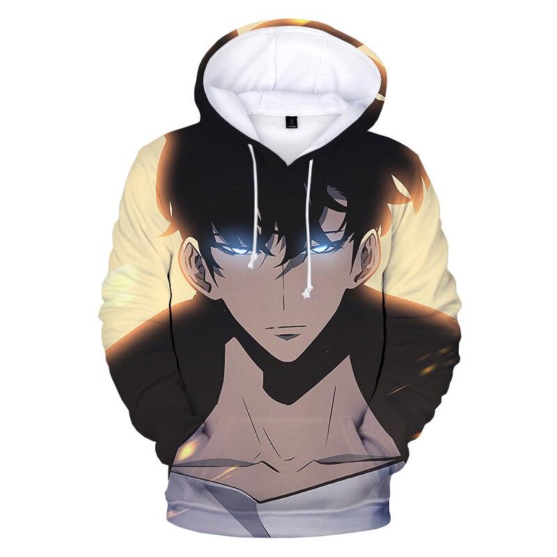 Solo Leveling Strongest Hunter Jin Woo Hoodie XS Official Solo Leveling Merch