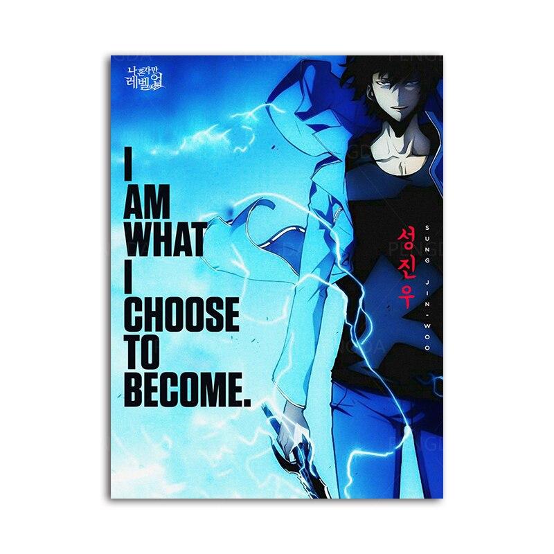 Solo Leveling Quote Poster 15x20cm  No Frame Official Solo Leveling Merch