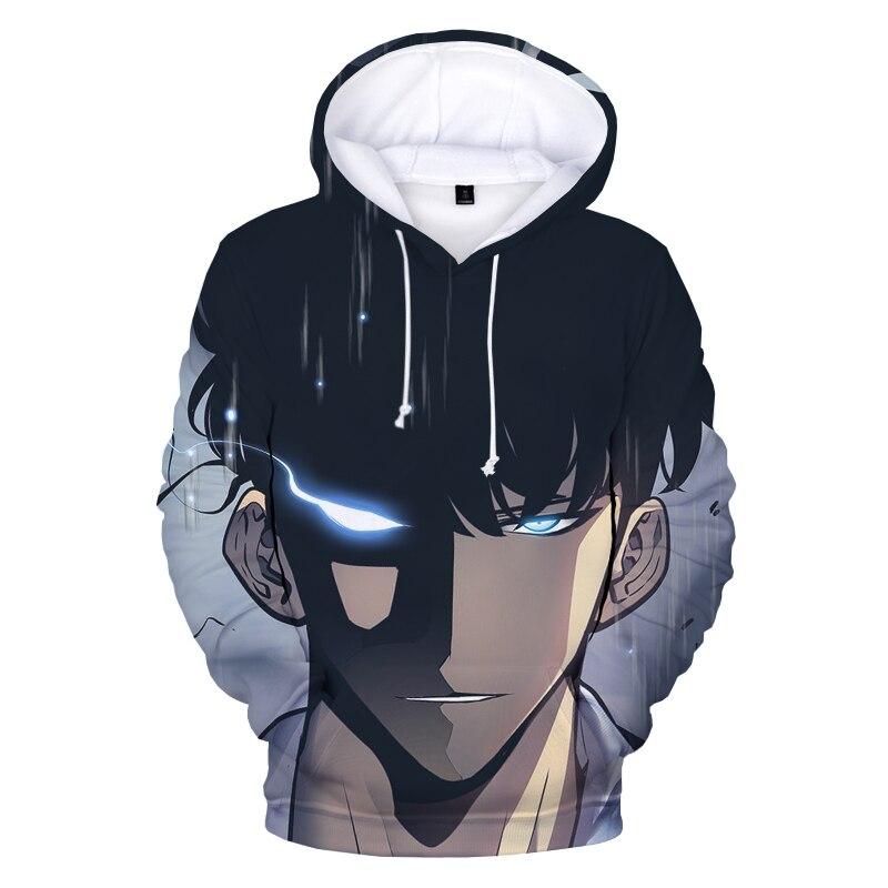Solo Leveling Strongest Hunter Sung Jin Woo Hoodie XS Official Solo Leveling Merch