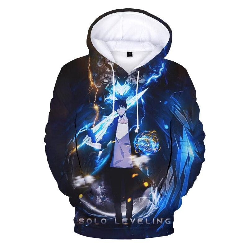 Solo Leveling Shadow Monarch Sung Jin Woo Hoodie XS Official Solo Leveling Merch