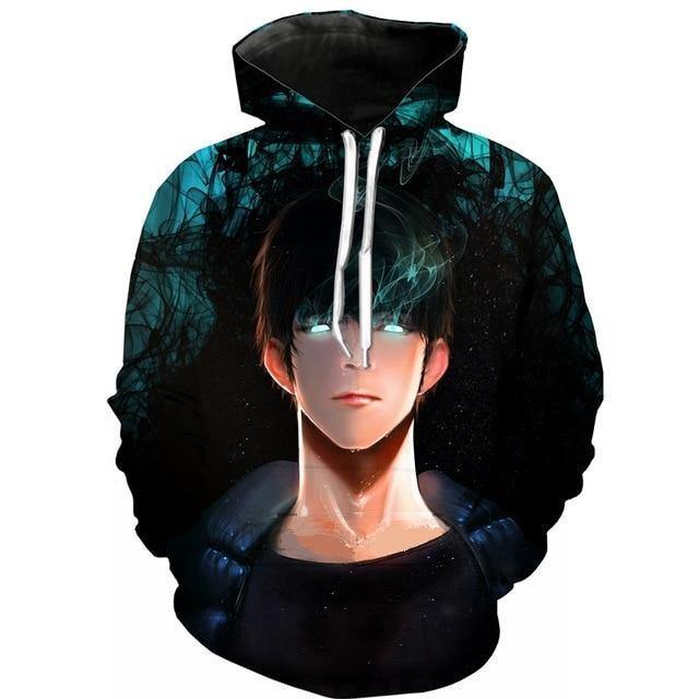 Solo Leveling Sung Jin Woo Hoodie S Official Solo Leveling Merch