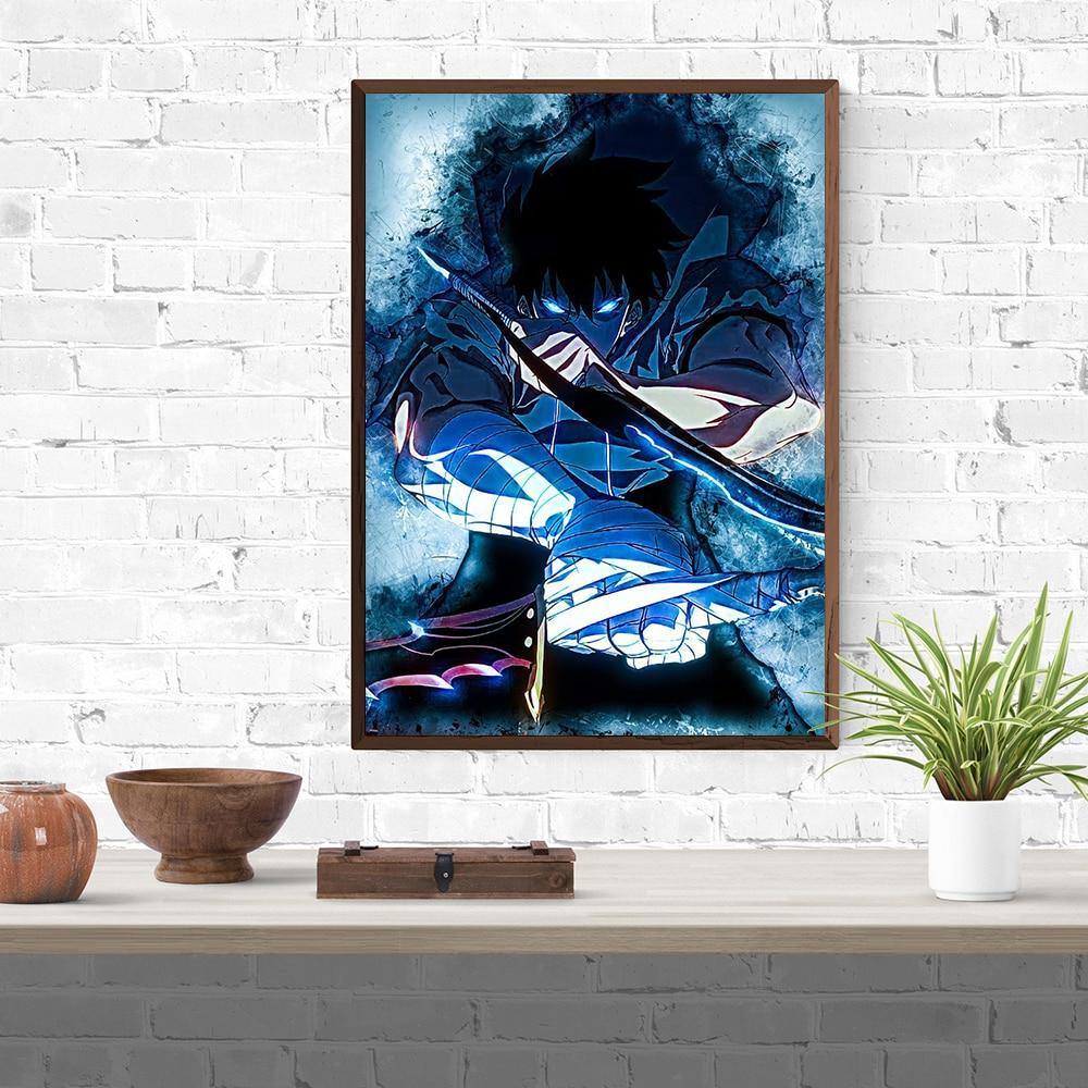Solo Leveling Wallpaper Poster 30x40 cm Official Solo Leveling Merch