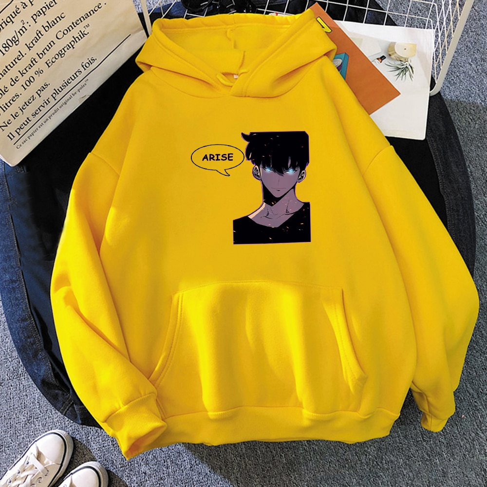Solo Leveling Hoodies Unisex Pullover Women Men's Tracksuit Harajuku Streetwear