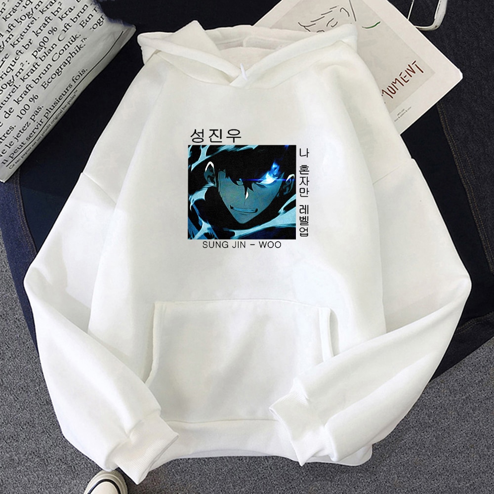 Solo Leveling Hoodies Women Funny Sweatshirts Men Long Sleeve Punk Clothes Japanese Streetwear