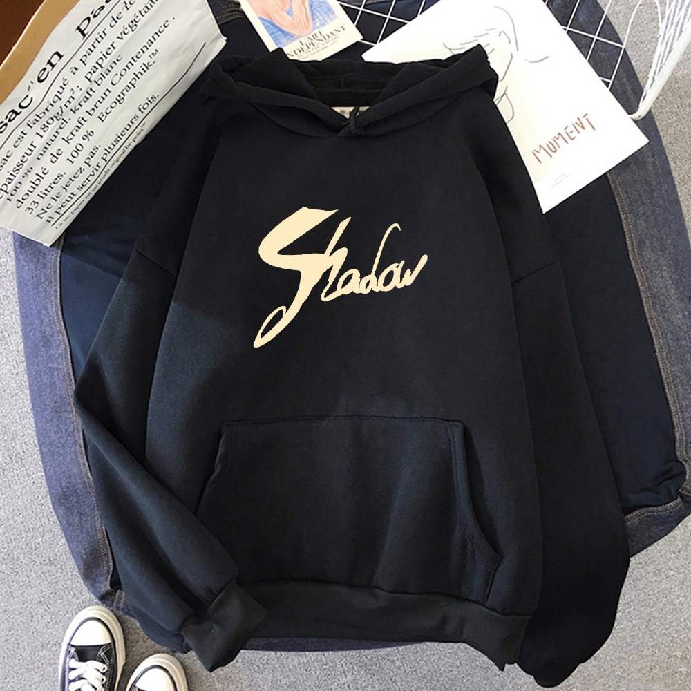 Solo Leveling Hoodies Chibi Jin Woo Letter Print Sweatshirt Men Crewneck Streetwear Casual