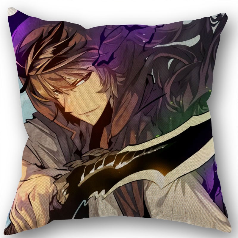 Solo Leveling Pillows Custom Square Pillowcase Anime Solo Leveling Cotton Linen Pillow Cover Zippered