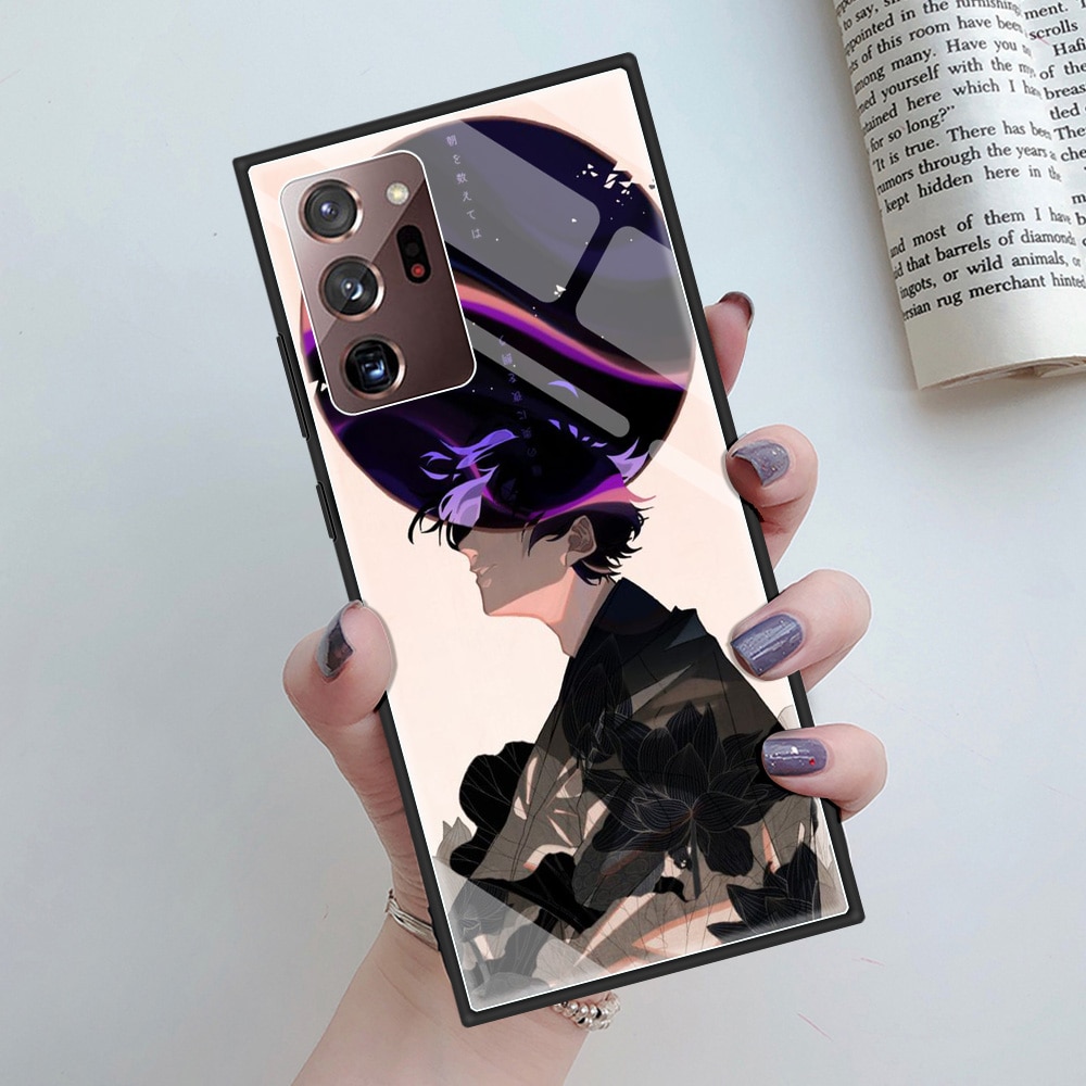 Solo Leveling Samsung Cases Glass Case Cover Shell Bag Anime Solo Leveling