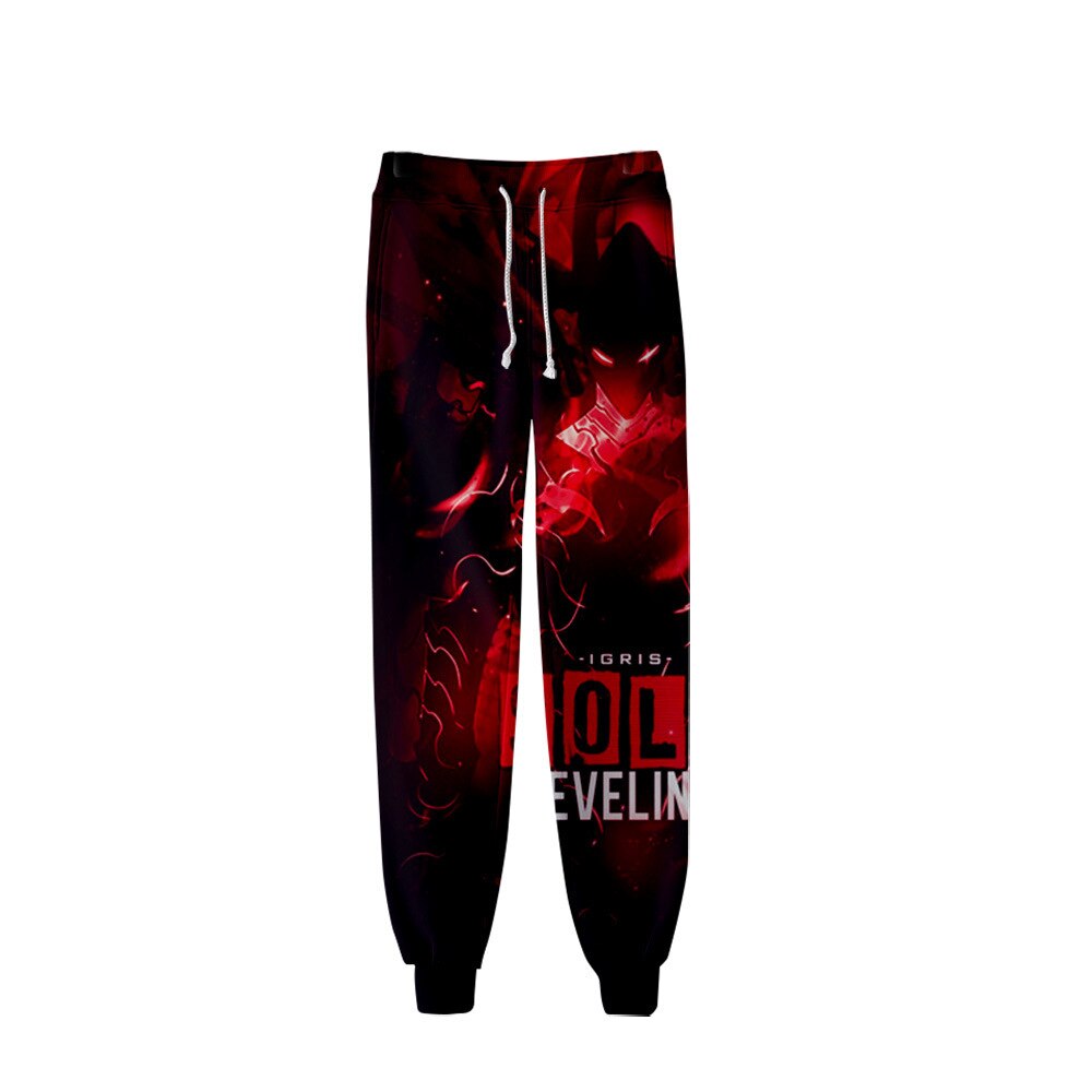 Solo Leveling Pants & Joggers Men/Women Casual Trousers Hip Hop Sweatpants Pantalon Homme Sung Jin Woo
