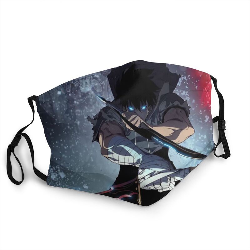 Solo Leveling Face Masks Non-Disposable Solo Leveling Mouth Face Mask Adult Manga