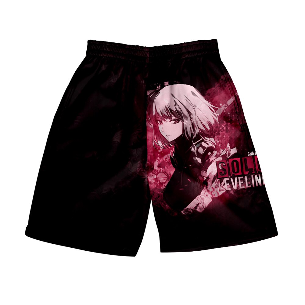 Solo Leveling Pants & Joggers 3D Print Summer Holiday Women Men Elastic Waist Japan Streetwear