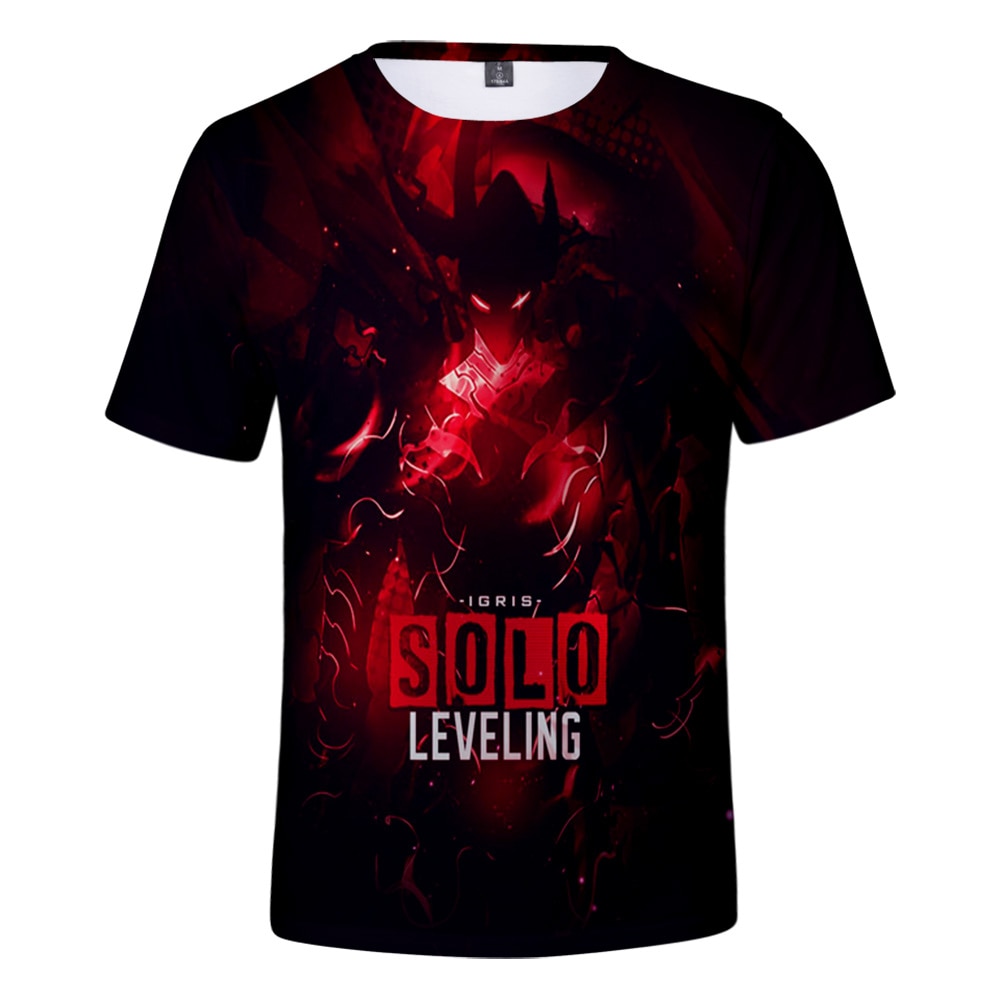 Solo Leveling T-Shirts 3D Spring Summer Preppy Style Men/Women Street Clothes T-shirt Novelty Streetwear