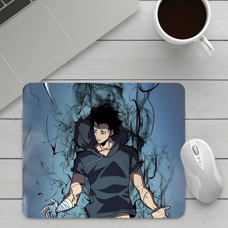 Solo Leveling Mouse Pads Extended Pad for Mouse Keyboard Mat Deskmat Pc Gamer Complete Pc