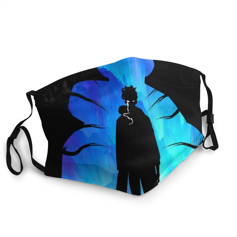 Solo Leveling Face Masks Non-Disposable Mouth Face Mask Adult Sung Jin-Woo Anti Dust Mask Protection