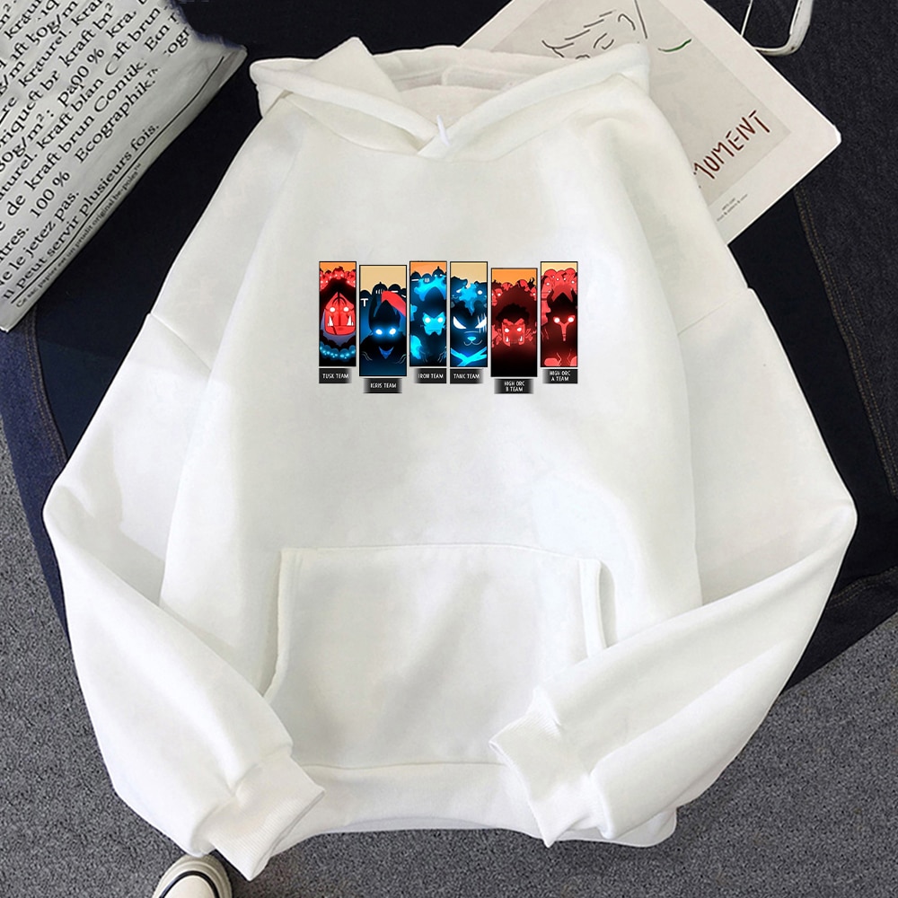 Solo Leveling Hoodies Men Anime Sweatshirts Hooded 2021 Spring Autumn