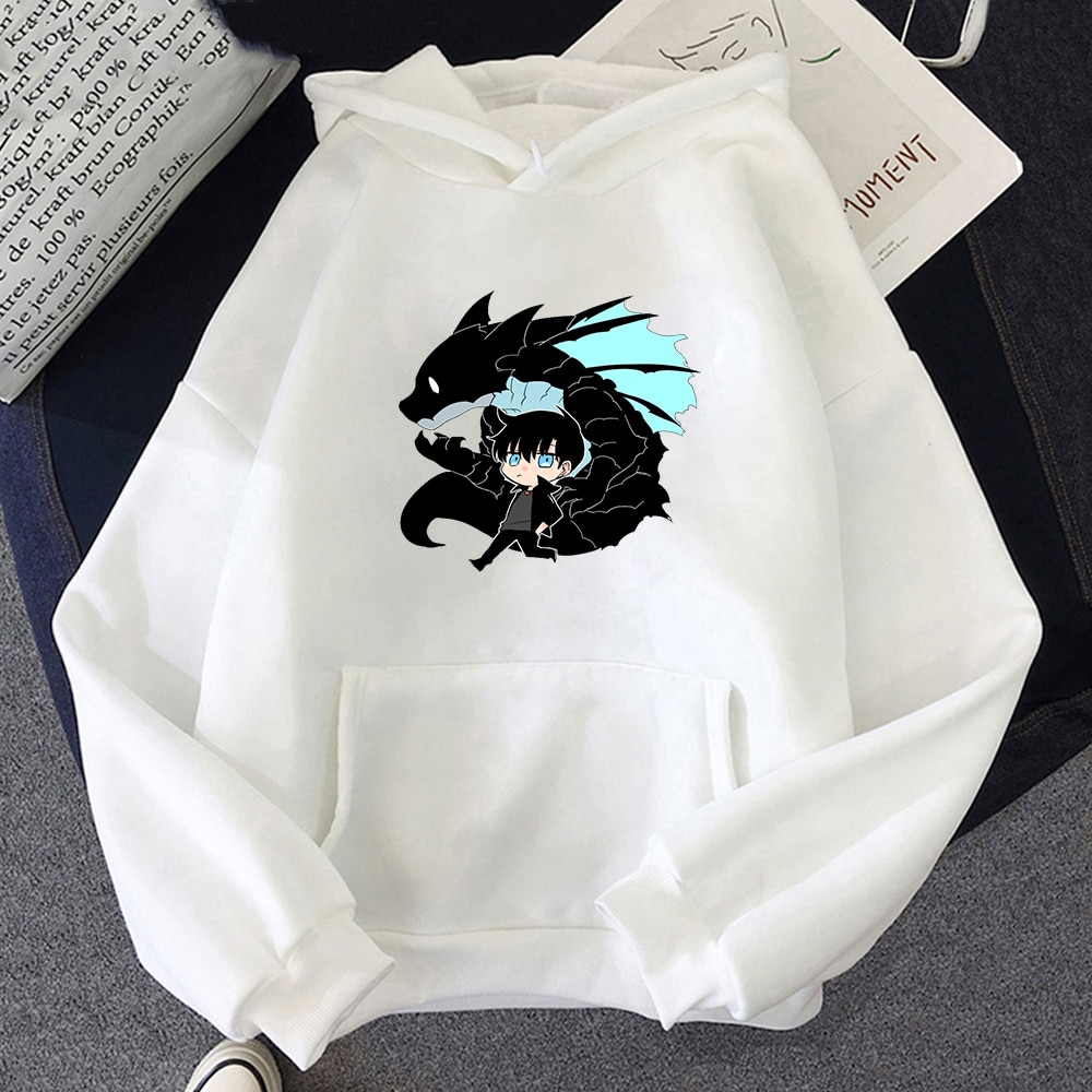 Solo Leveling Hoodies O-Neck Tracksuit Women/Men's Outwear Harajuku Streetwear 2021 Korean Manga