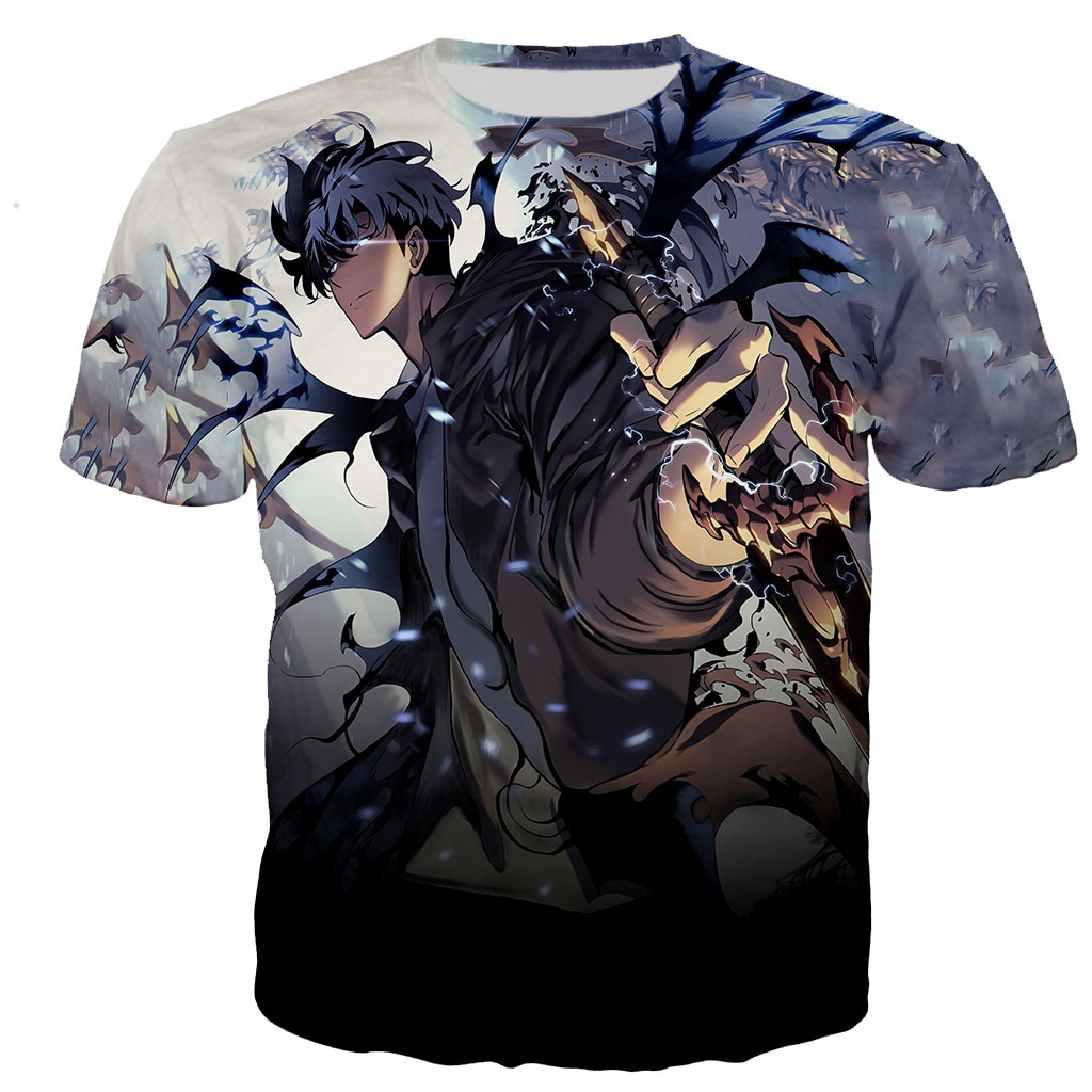 Solo Leveling T-Shirts Men/women 3D Printed T-shirts Harajuku Tshirt Streetwear