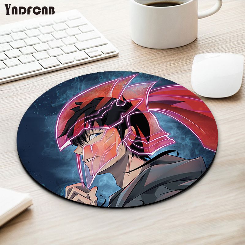 Solo Leveling Mouse Pads New Printed Computer Gaming round Mousemats Anti-Slip