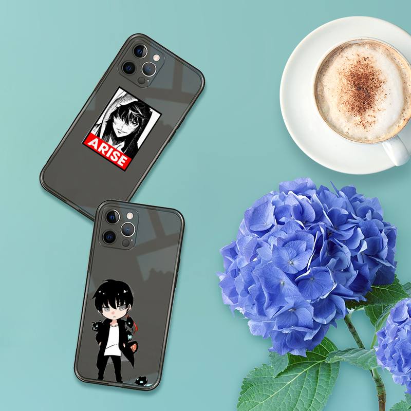 Solo Leveling iPhone Cases Plus Black Transparent Cover
