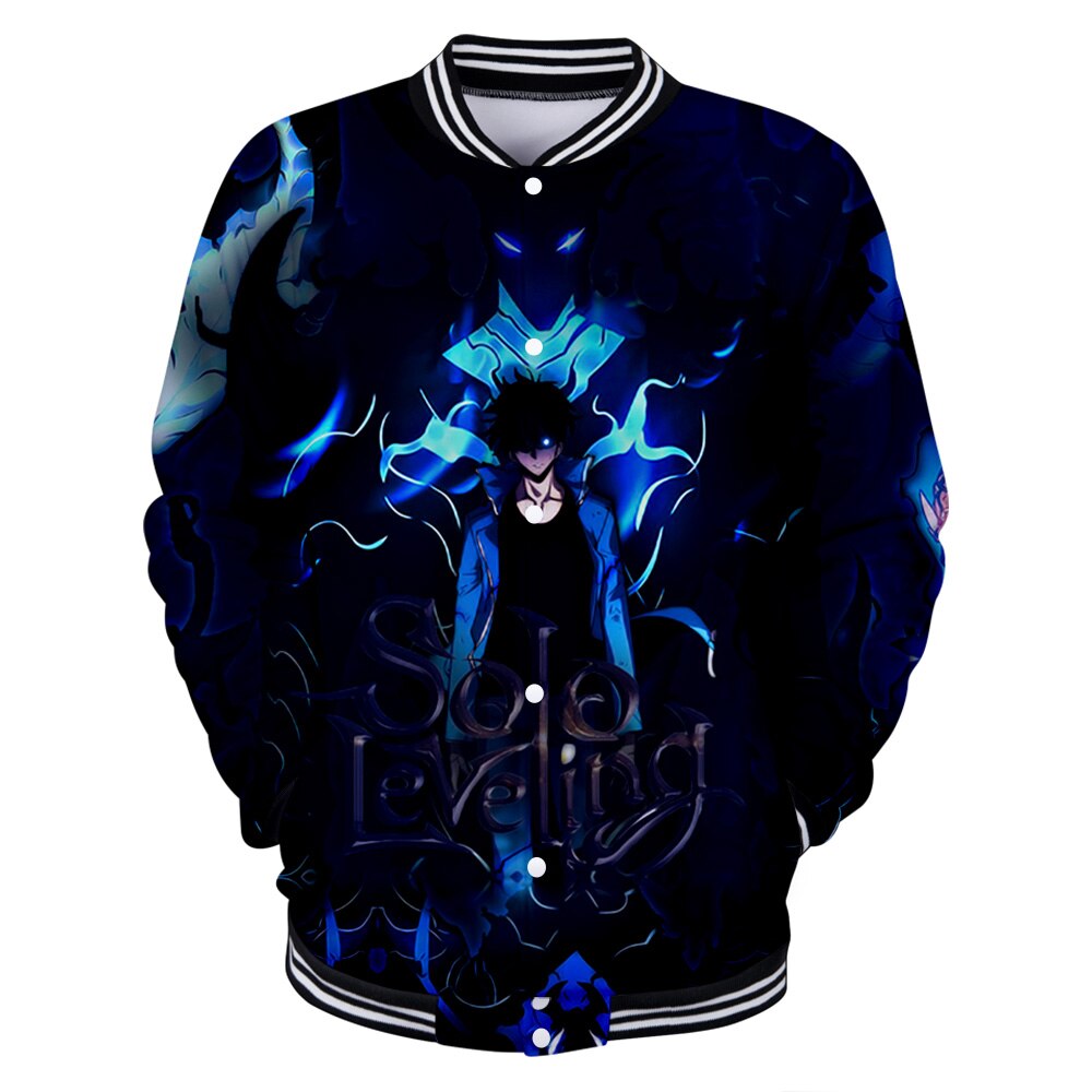 Solo Leveling Jacket - 3D Unisex Printed Baseball Jacket