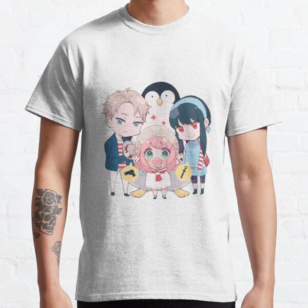 Spy x Family Merch - Spy x Family Character Chibi Funny T-Shirt