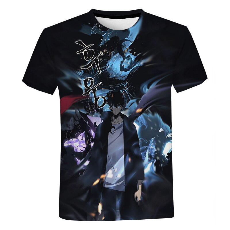 Solo Leveling T-shirts - 3D Printed Fashion T-shirt