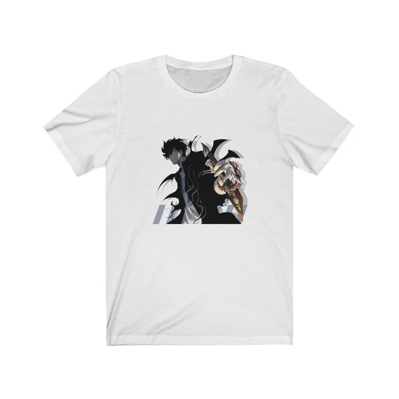 Solo Leveling T-shirts - Jin Woo Solo Leveling Anime Classic T-shirt