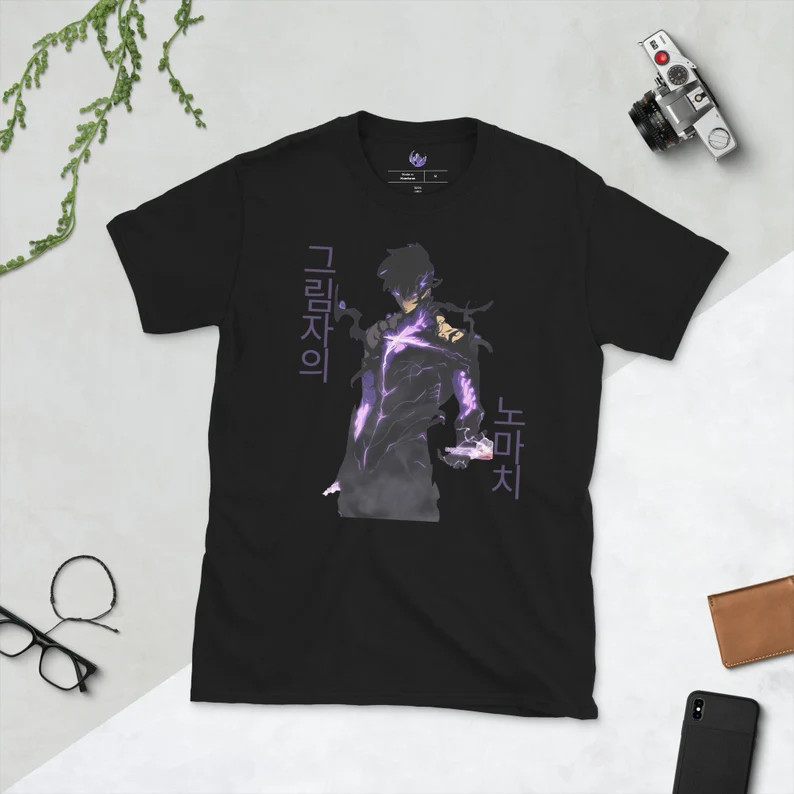 Solo Leveling T-shirts - Sung Jin Woo Solo Leveling Classic T-shirt