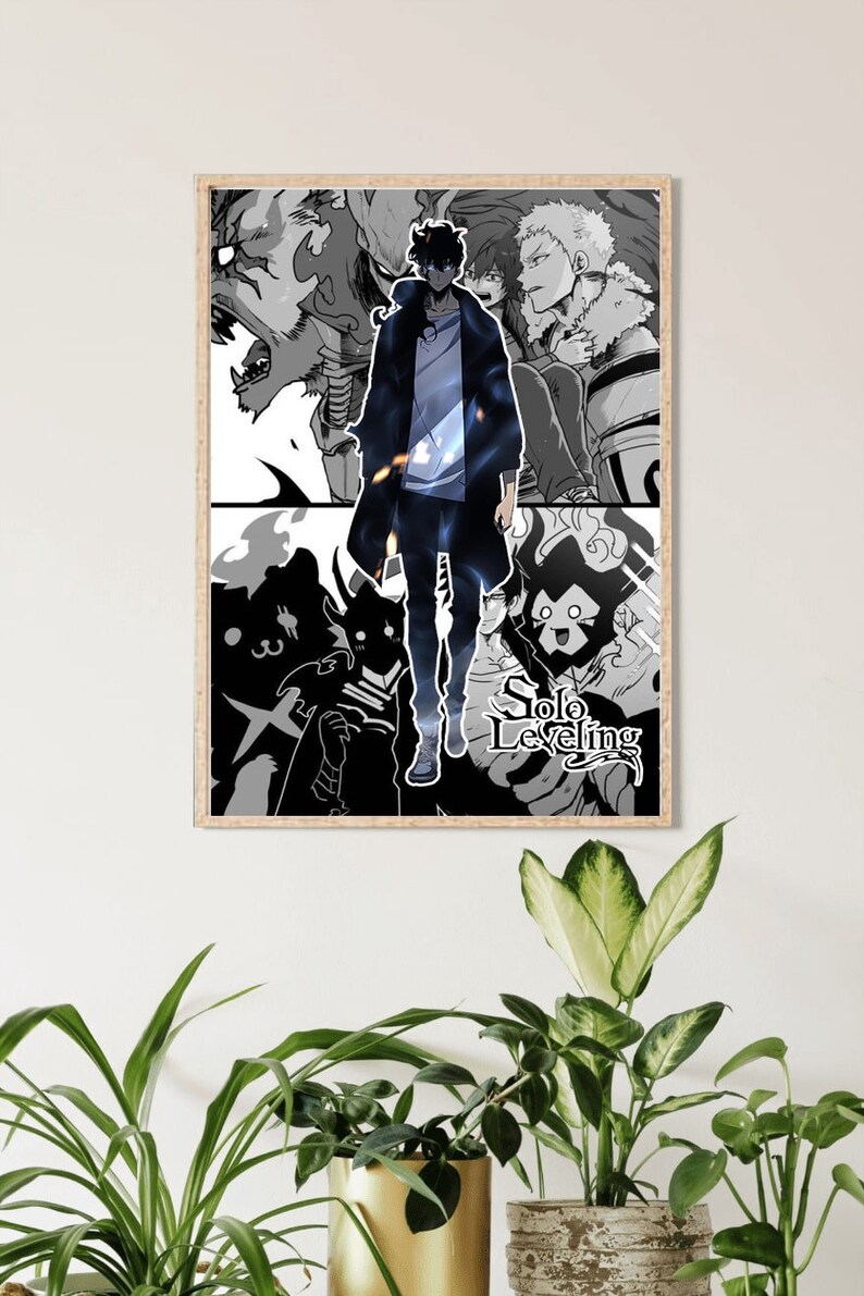 Solo Leveling Posters - Sung Jin-Woo Solo Leveling Wall Decor Poster