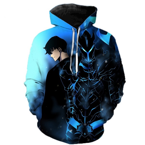 Solo Leveling Hoodies - 3D Printed Over Solo Leveling Hoodie