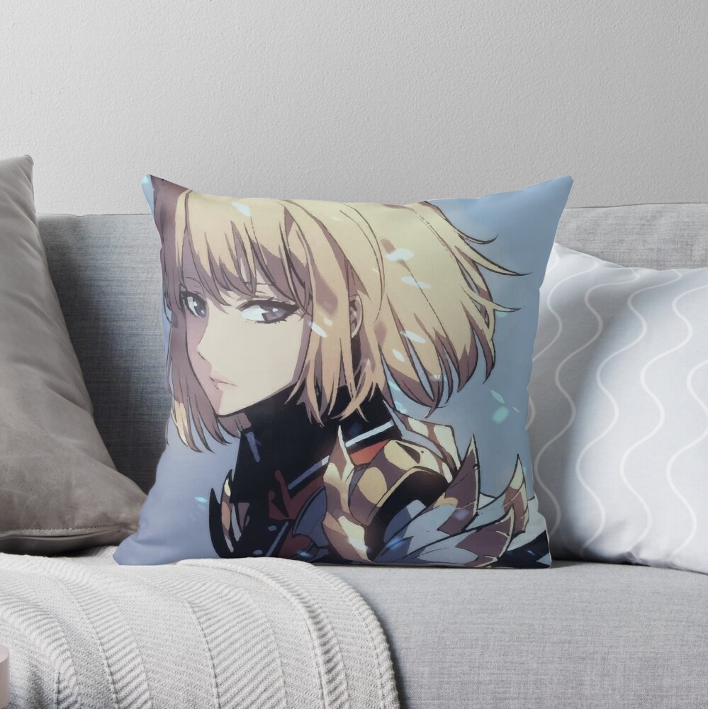 Solo Leveling Pillows - Solo Leveling Cha Hae In Soft Throw Pillow