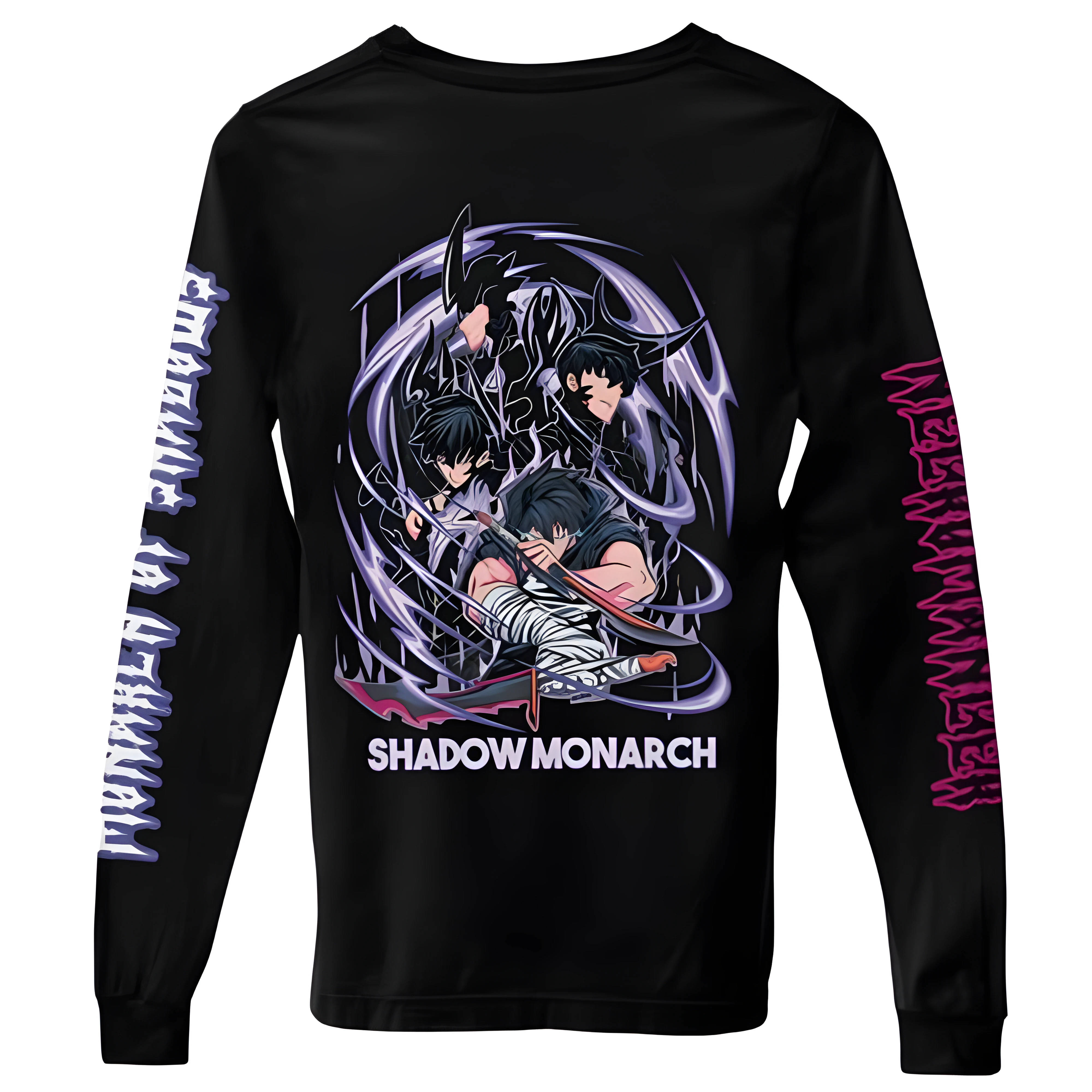 Solo Leveling Sweatshirts - Shadow Monarch Solo Leveling Sweatshirt