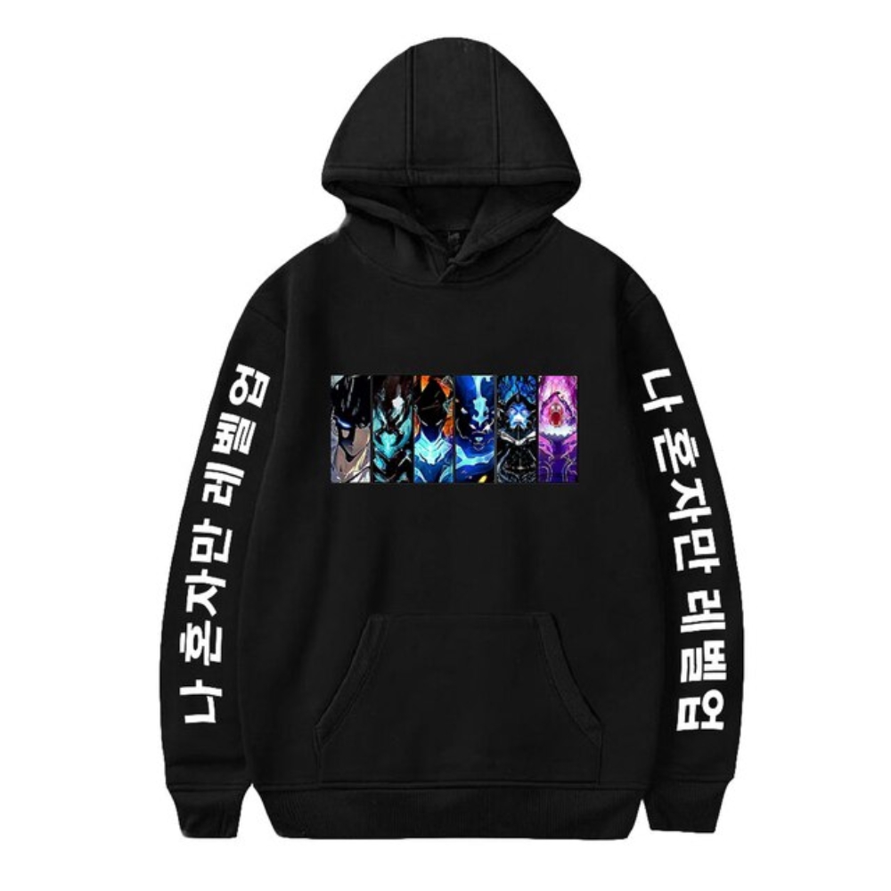 Solo Leveling Hoodies – Solo Leveling Graphic Pullover Hoodie