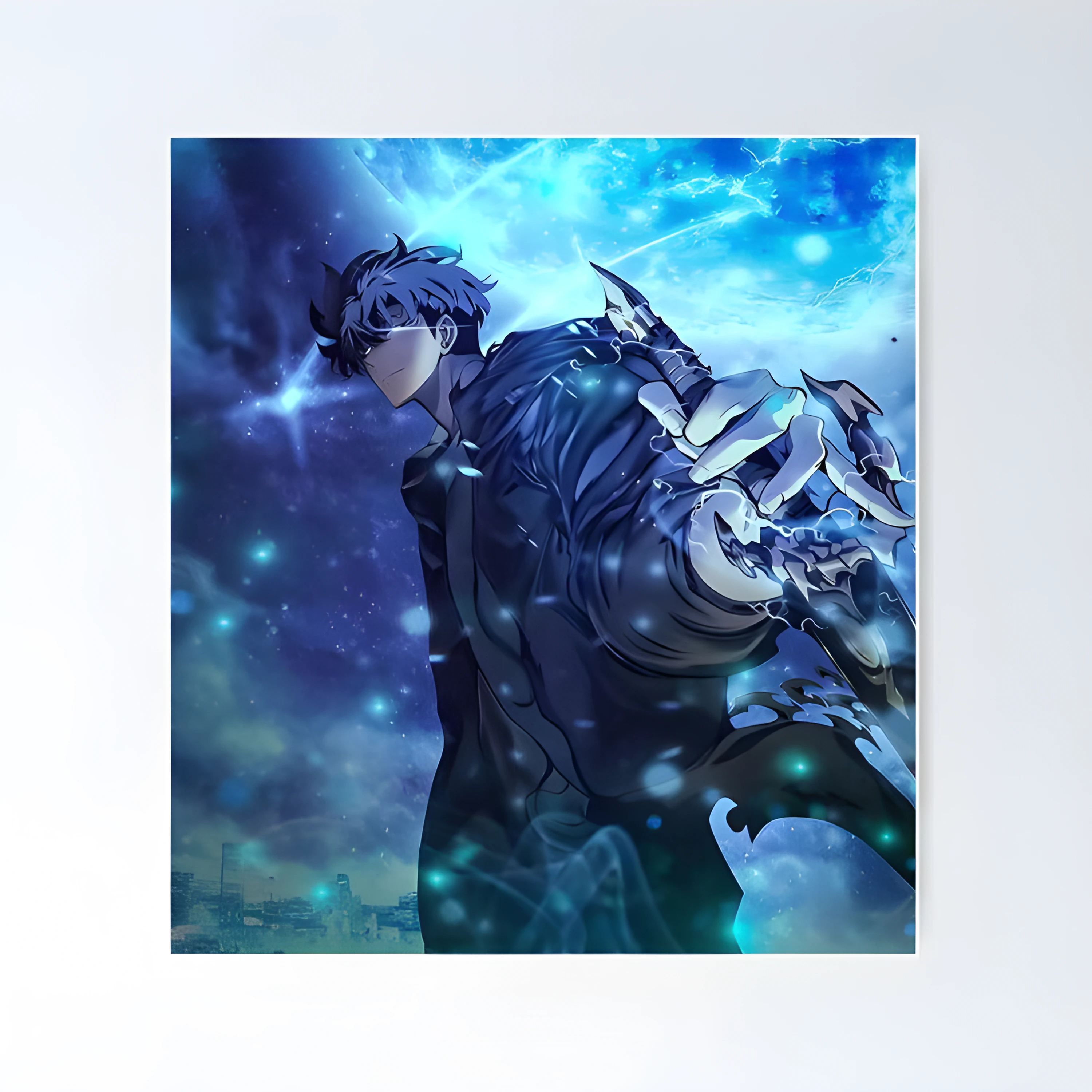 Solo Leveling Posters - Holding Sword Solo Leveling Poster