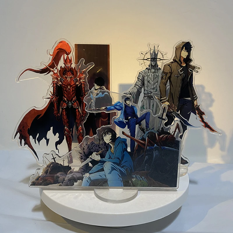 Solo Leveling Standee - Acrylic Stand Action Figures Desk Model Plate Toys Solo Leveling Decoration