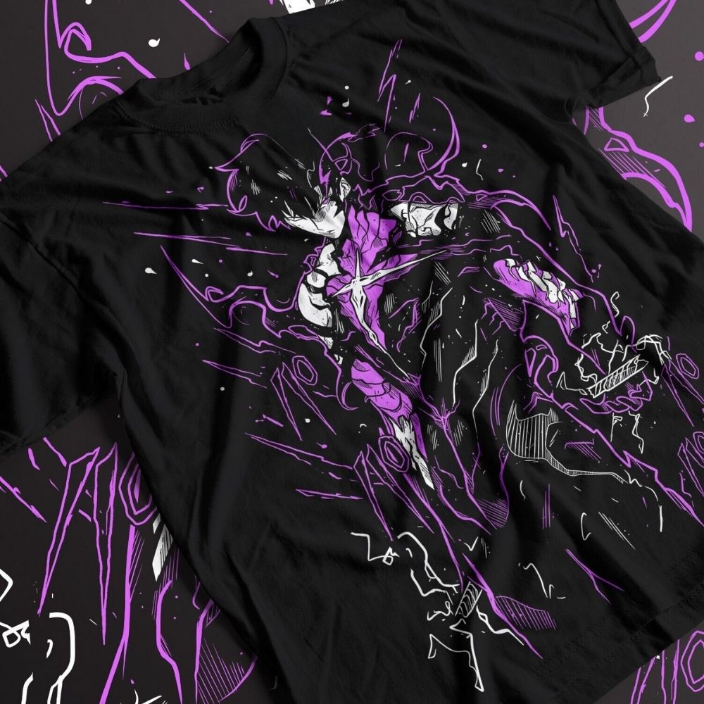 Solo Leveling T-shirts – Hot! Solo Leveling Anime Graphic T-Shirt